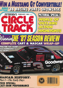 CIRCLE TRACK 1988 FEB - WORLD OF OUTLAWS,NASCAR HISTORY PT I, '87 SEASON REVIEW